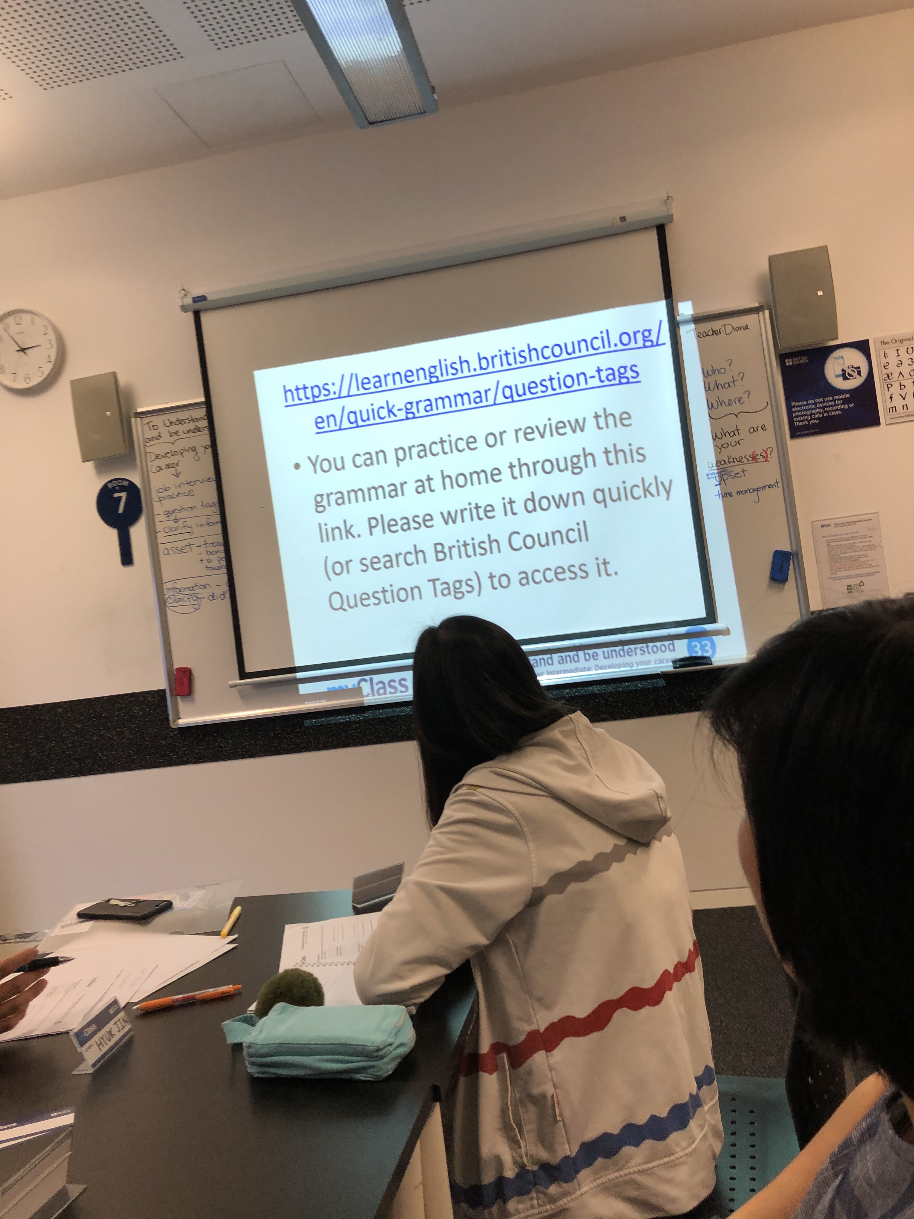 English class